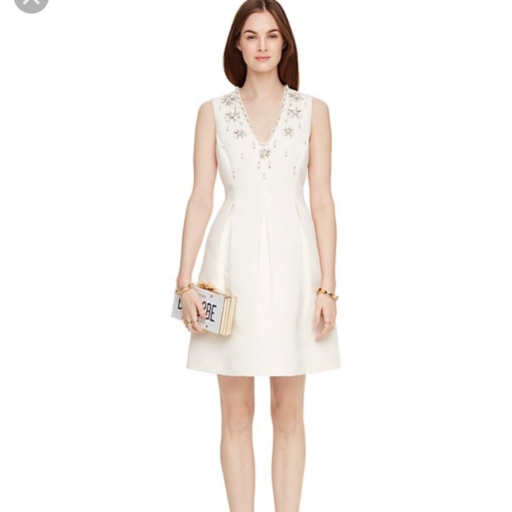 Kate Spade Embellished Structured Dress